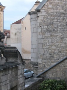 Spiral staircase outside