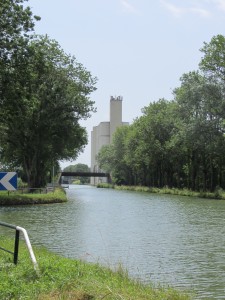 A massive silo outside Bologne