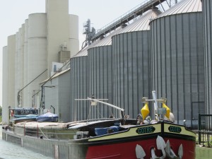 A working barge