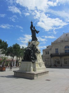 The main square in St Dizier