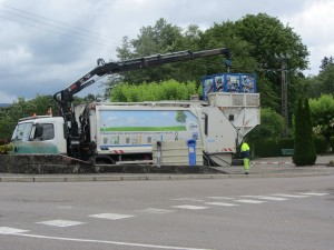 A French recycling lory