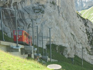 Steepest rack and pinion railway