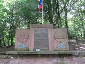 A roadside war memorial